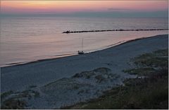 Die abendliche Ostsee