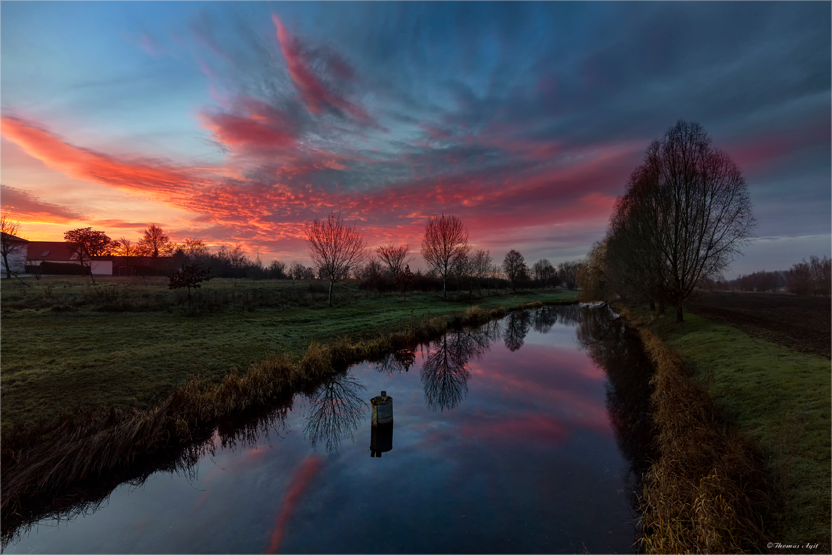 Die abendliche Röthe...