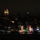 die abendliche Stimmung in Istanbul-Karaköy