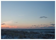 die Abendsonne an der Ostsee