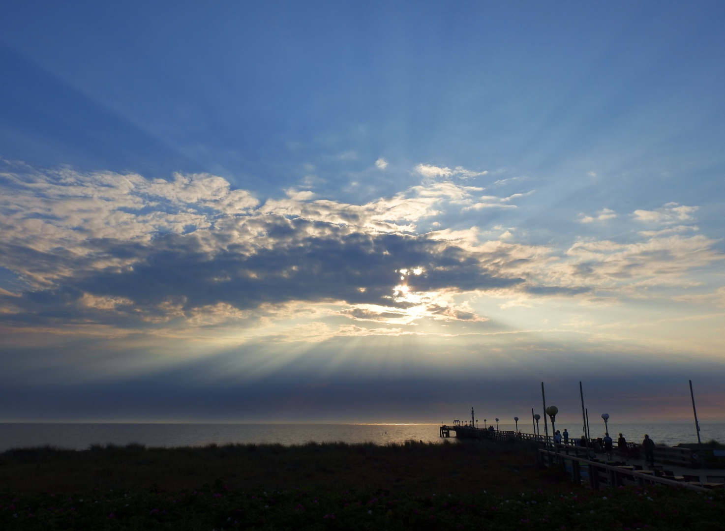 Die Abendsonne strahlt...