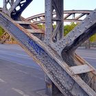 Die abgebaute Brücke in Spandau