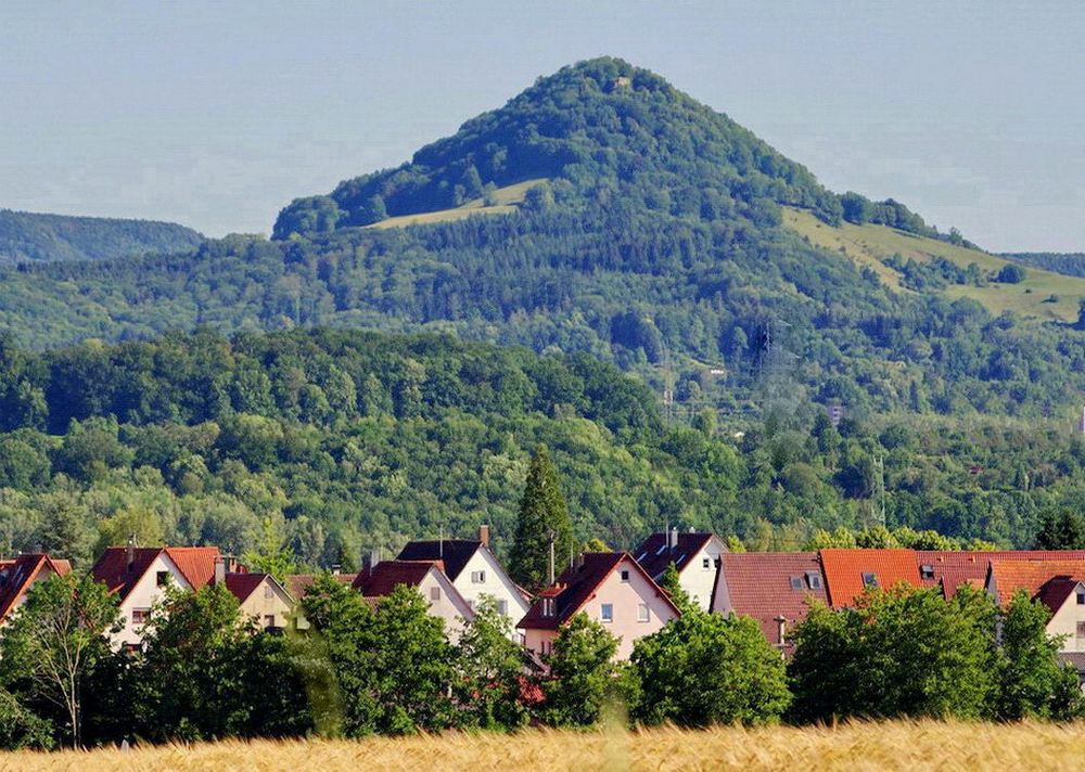 Die Achalm von Reicheneck aus gesehen