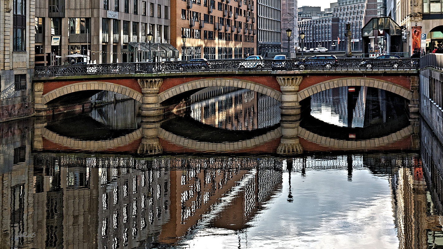 Die Adolphsbrücke in Hamburg