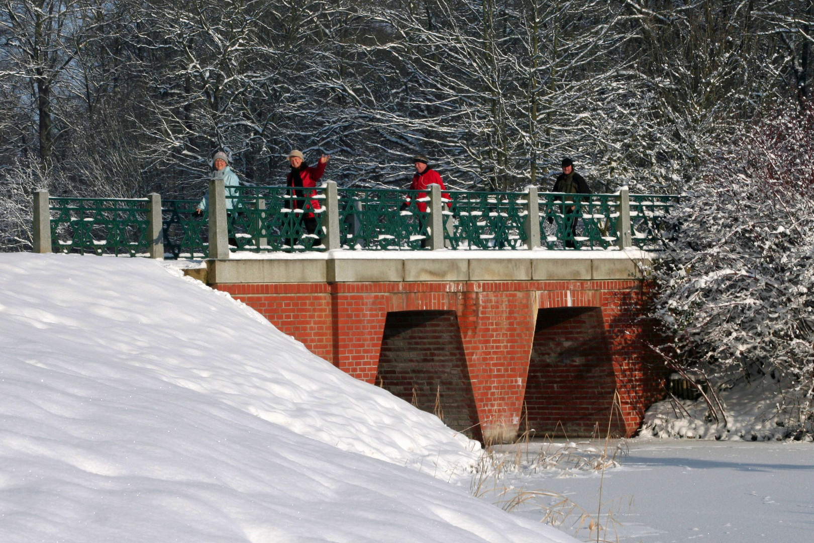 Die Ägyptische Brücke im Branitzer Park