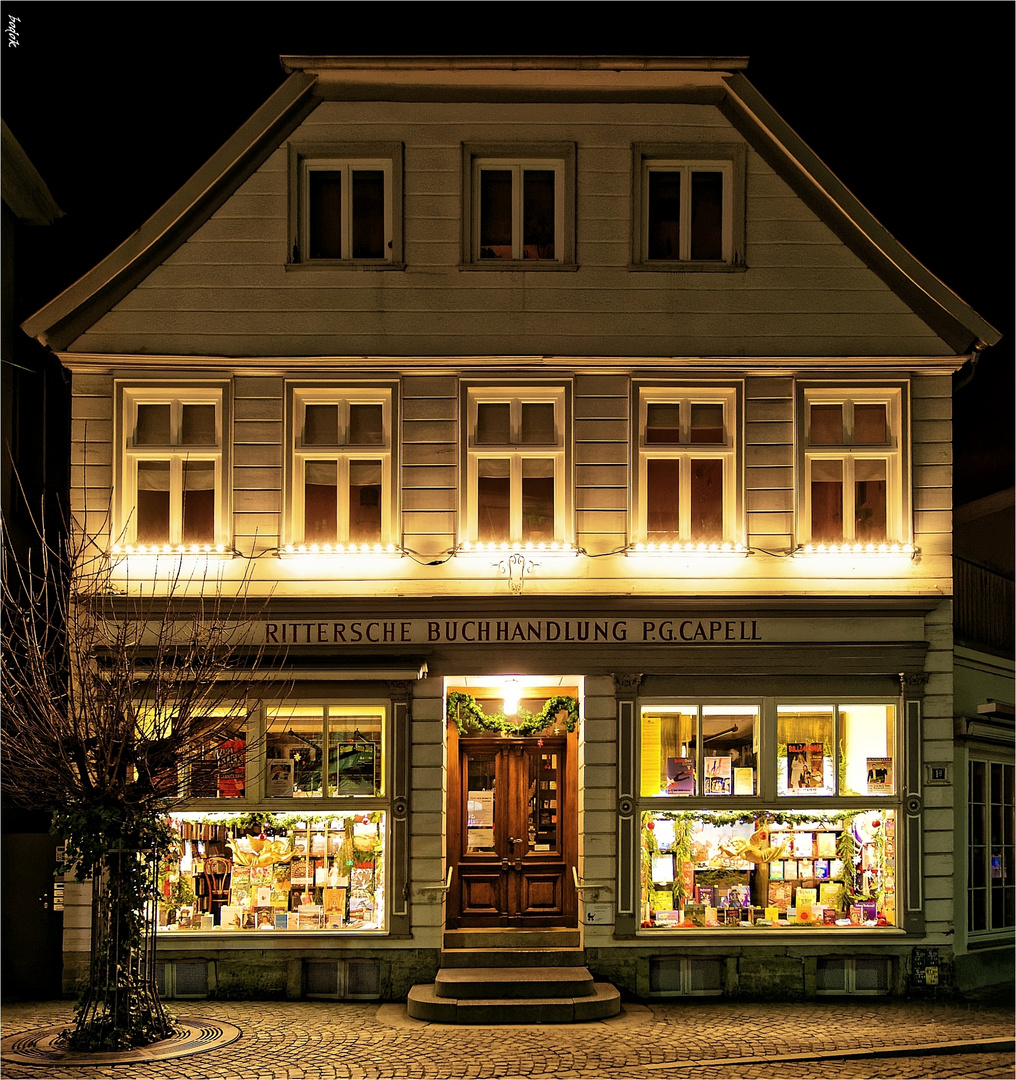 "die älteste Buchhandlung der Stadt"