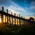 Die älteste Teakholz-Brücke der Welt.