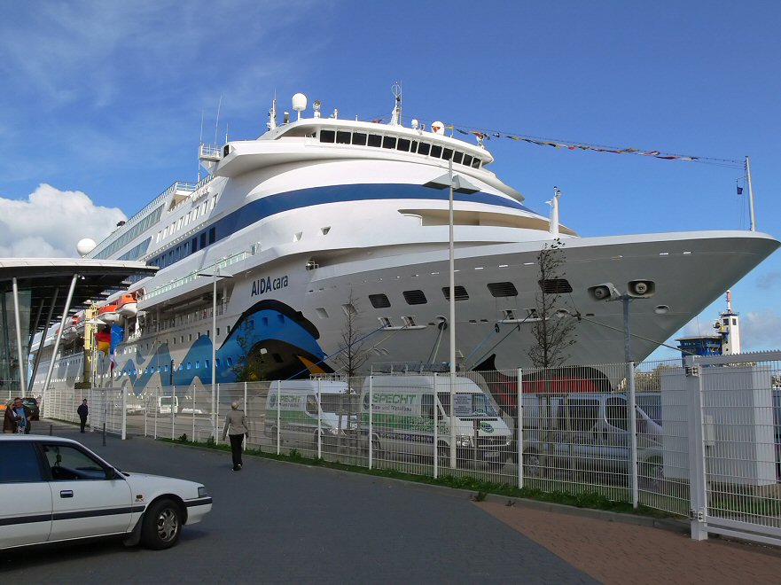 die Aida Cara ....gesehen in Rostock