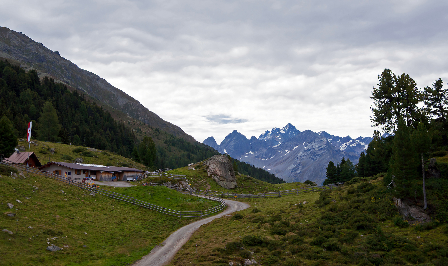 die Aifner Alm auf 1980m