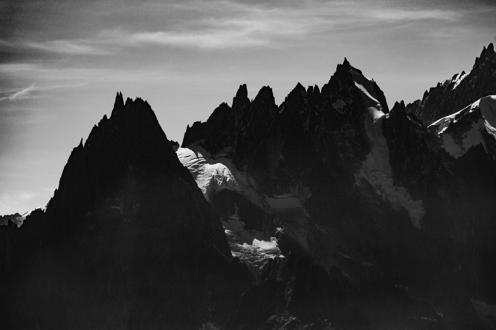 Die Aiguilles de Chamonix