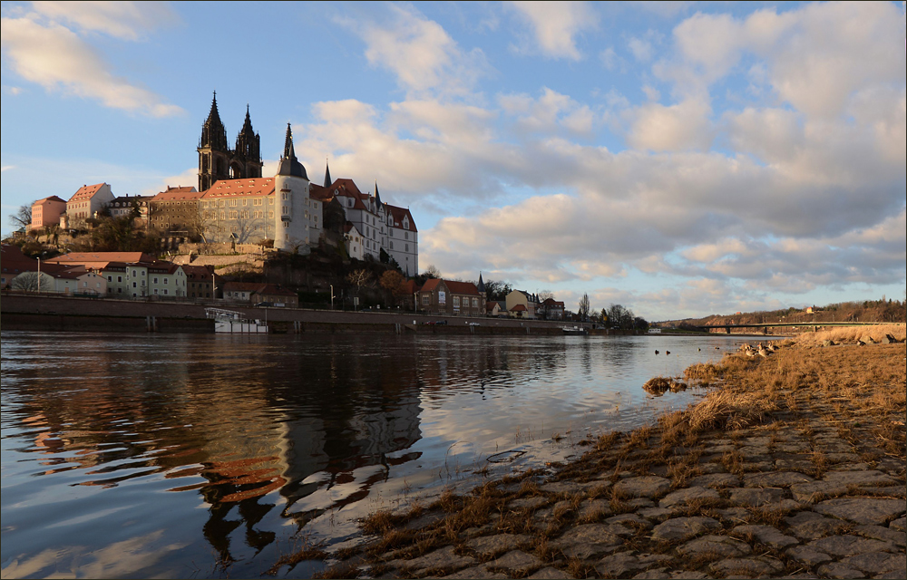 Die Albrechtsburg in Meißen ...,