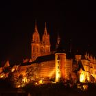 Die Albrechtsburg in Meißen bei Nacht