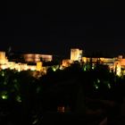 Die Alhambra in der Nacht