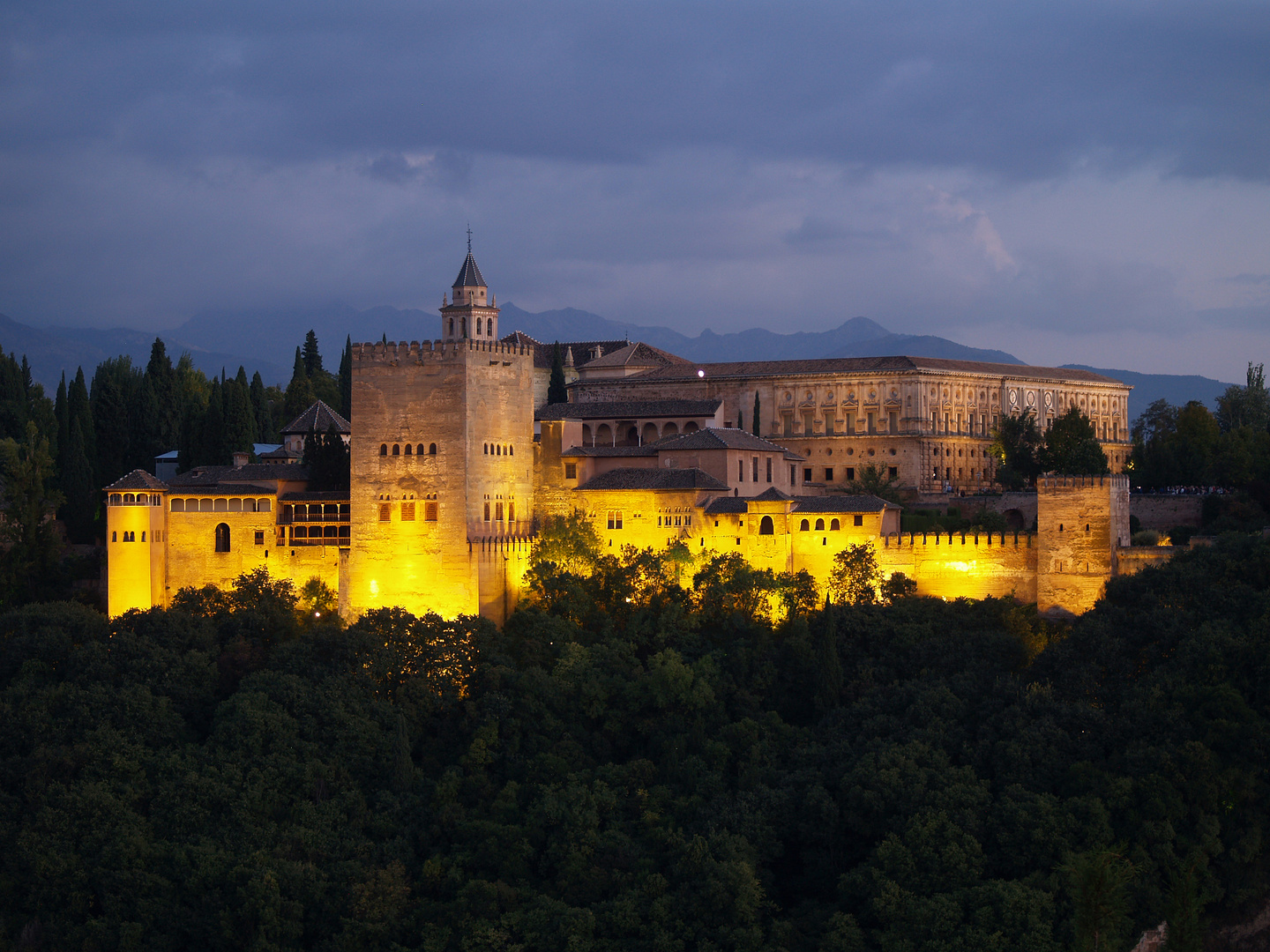 Die Alhambra vom Albaicin