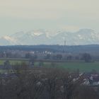 Die Allgäuer Alpen vom " Bussen " aus !