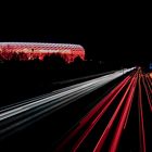 Die „Allianz Arena“ in München zu nächtlicher Stunde