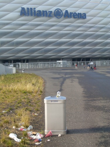 Die Allianz-Arena mal von einer anderen Seite