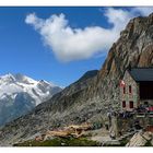 Die Almageller Hütte im Wallis-Gebirge am 20.08.06