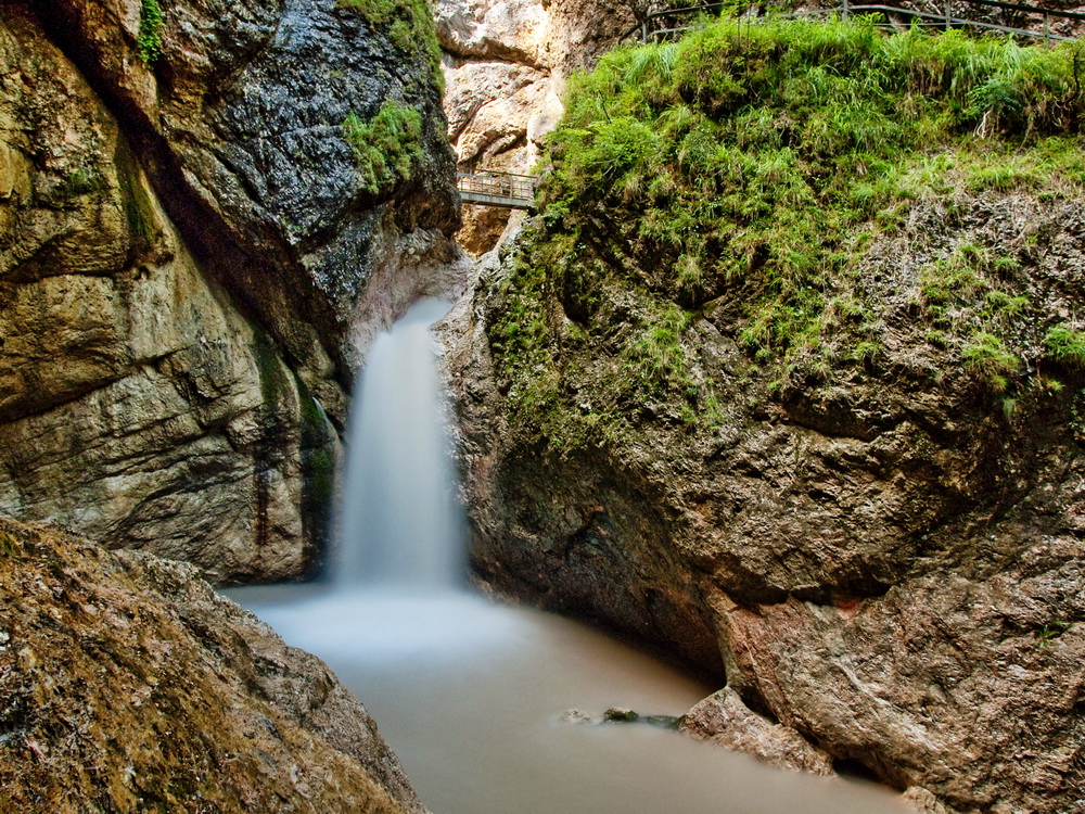 Die Almbach Klamm