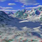 Die Alpen (3D rot/cyan)