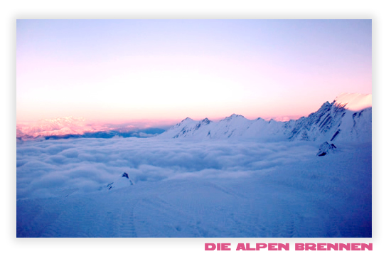 Die Alpen brennen