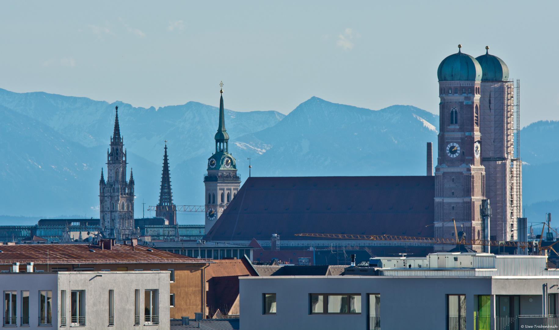 Die Alpen fangen gleich am Stadtrand von München an ;-)