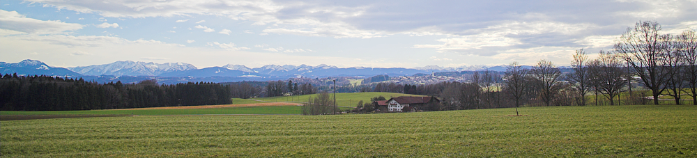 Die Alpen unter Föhneinfluss