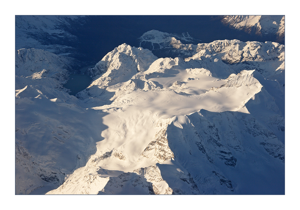 Die Alpen zum Greifen nahe