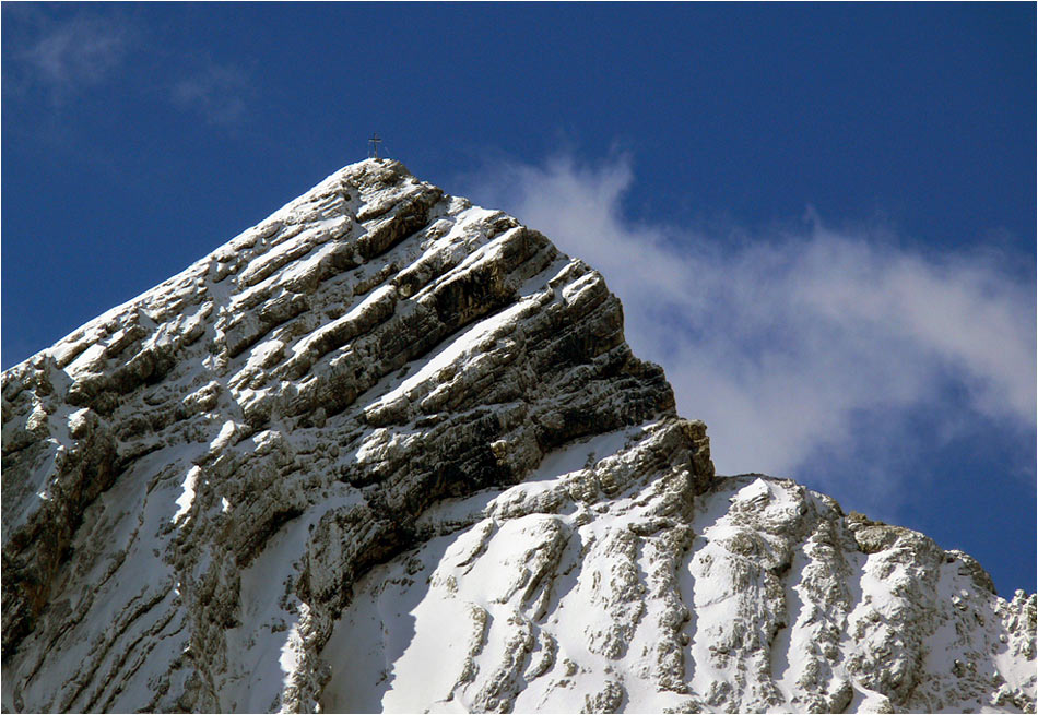 Die Alpspitze blieb gestern unbestiegen