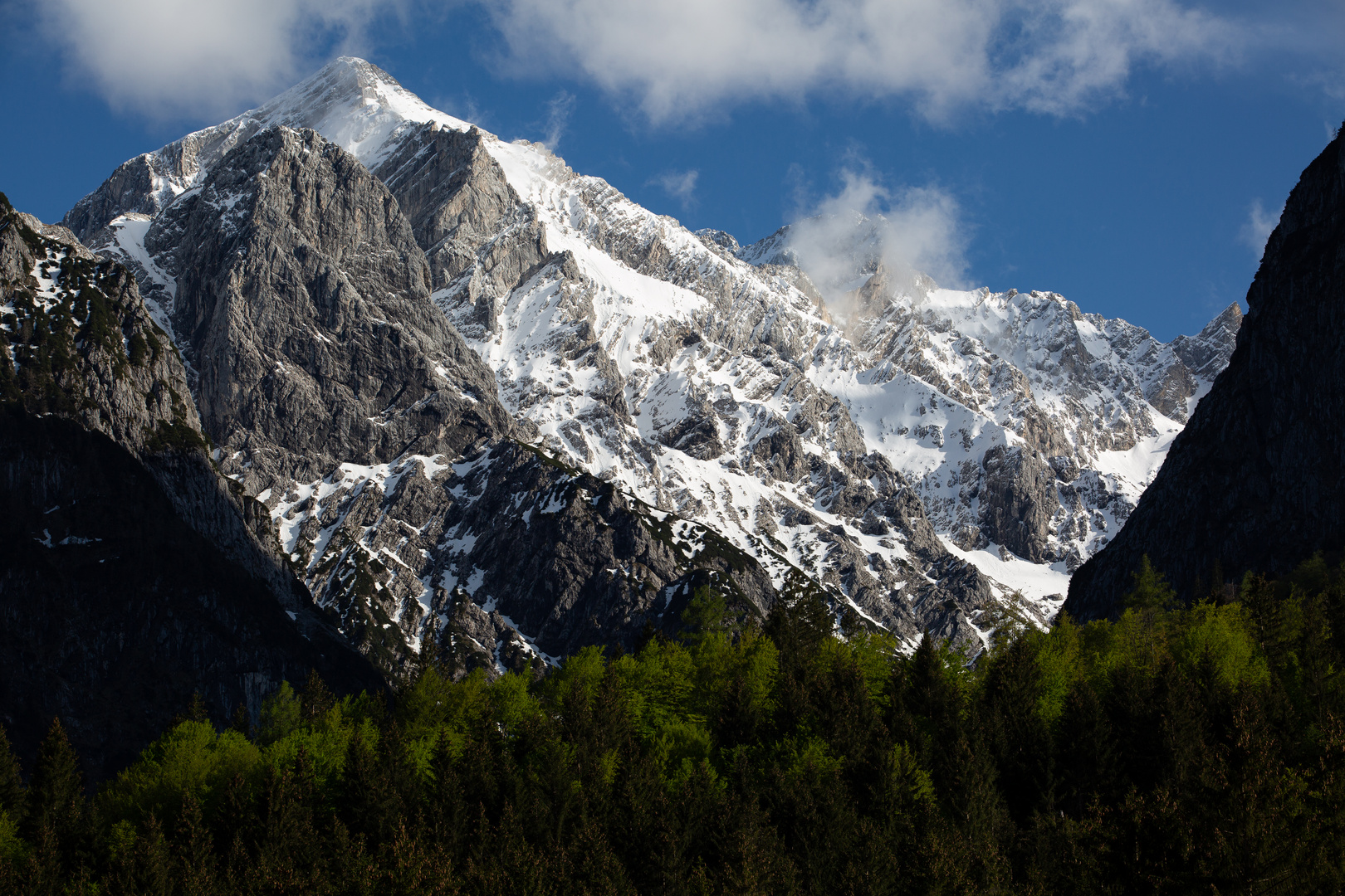 Die Alpspitze im Wettersteingebirge...