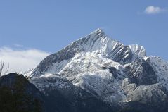 Die Alpspitze über Garmisch-Partenkirchen