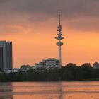 Die Alster Sonnenuntergang