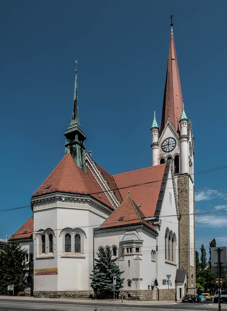 Die Alt-Ottakringer Pfarrkirche zur Erhöhung des heiligen Kreuzes
