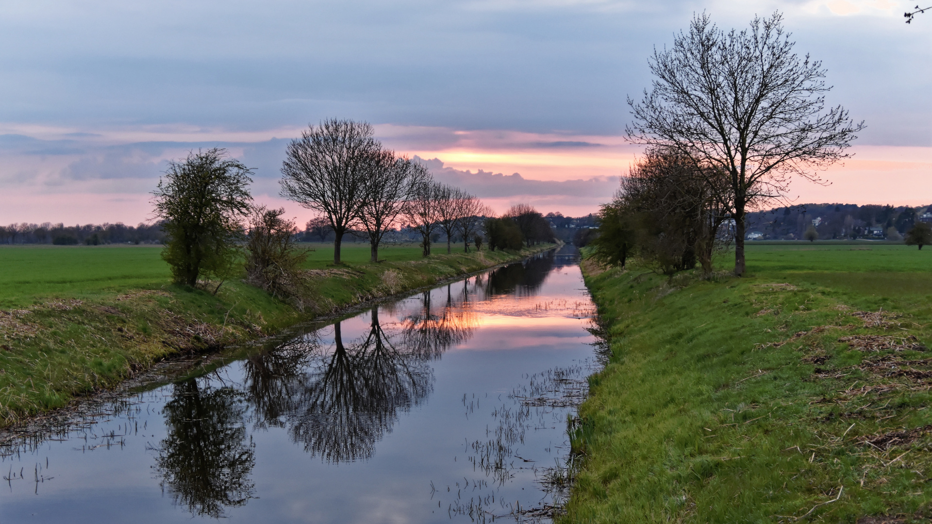 Die Alte Aller mit Blick auf Achim