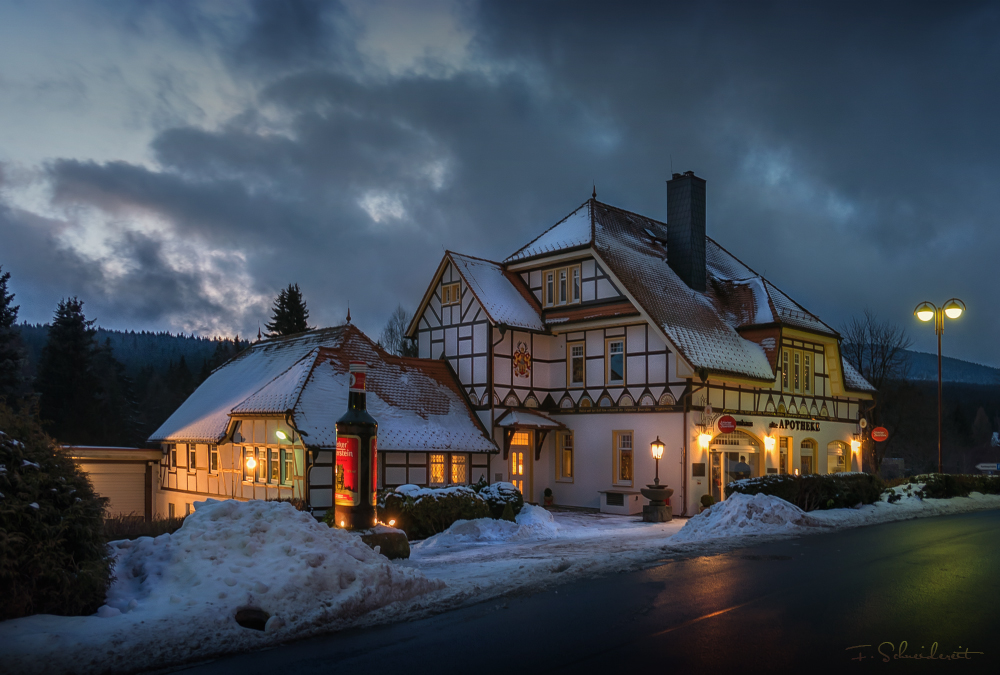 die alte Apotheke in Schierke / Harz