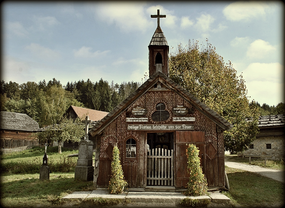 Die alte bayerische Dorfkirche