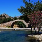 Die "Alte Brücke von Preveli" auf der Insel Kreta.