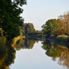 Die alte Eider-Kanal-Schleuse Kluvensiek im Spätsommer