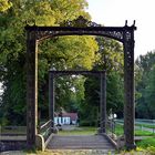 Die alte Eider-Kanal-Schleuse Kluvensiek im Spätsommer