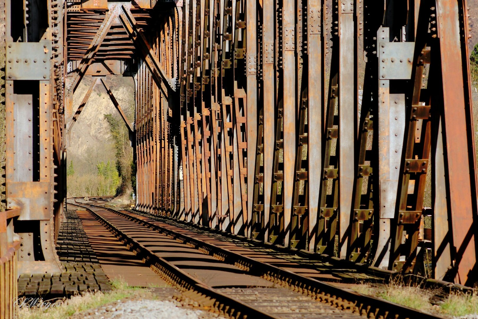 Die alte Eisenbahnbrücke