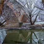 Die alte Eisenbahnbrücke bei Löbnitz