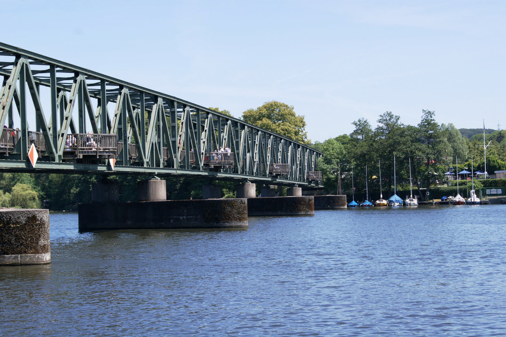 die alte Eisenbahnbrücke in Essen-Kupferdreh