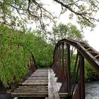 Die alte Eisenbahnbrücke über die Breg bei Bräunlingen