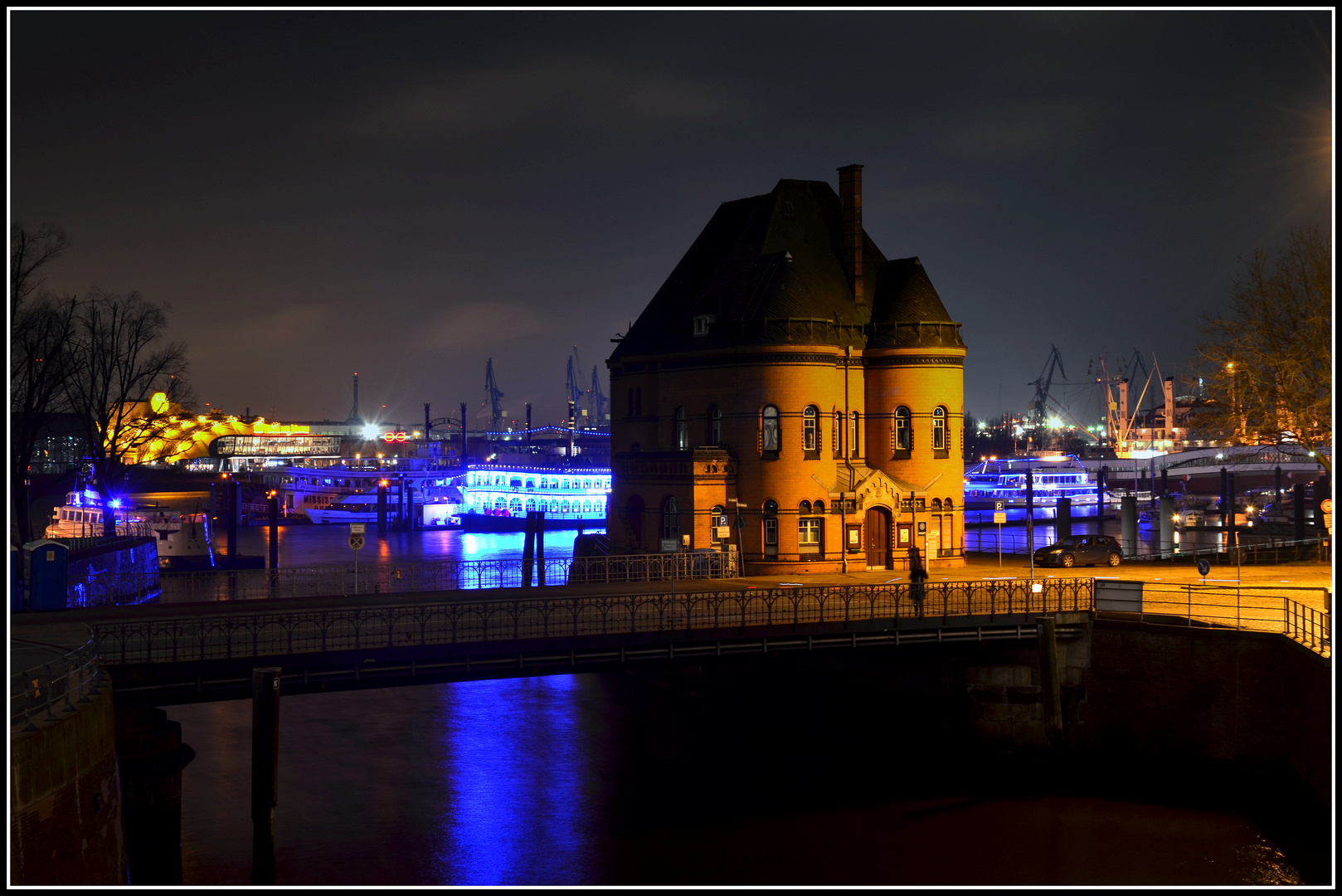 Die alte Hafenpolizeiwache No. 2 an der Kehrwiederspitze – Speicherstadt – Hamburg