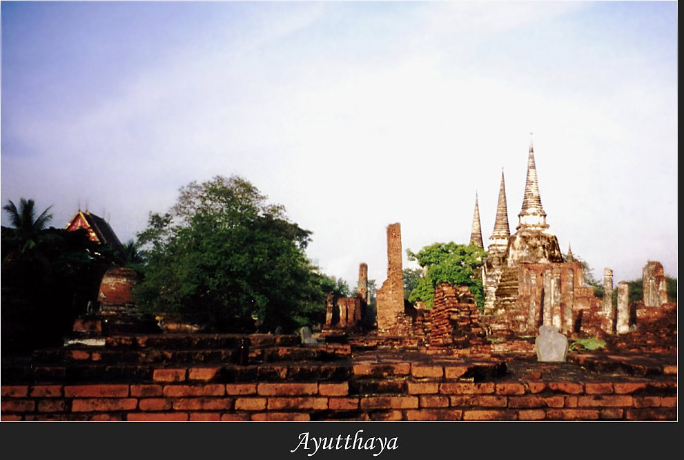 Die alte Hauptstadt von Siam