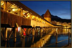 Die alte Kappelerbrücke in Luzern / CH