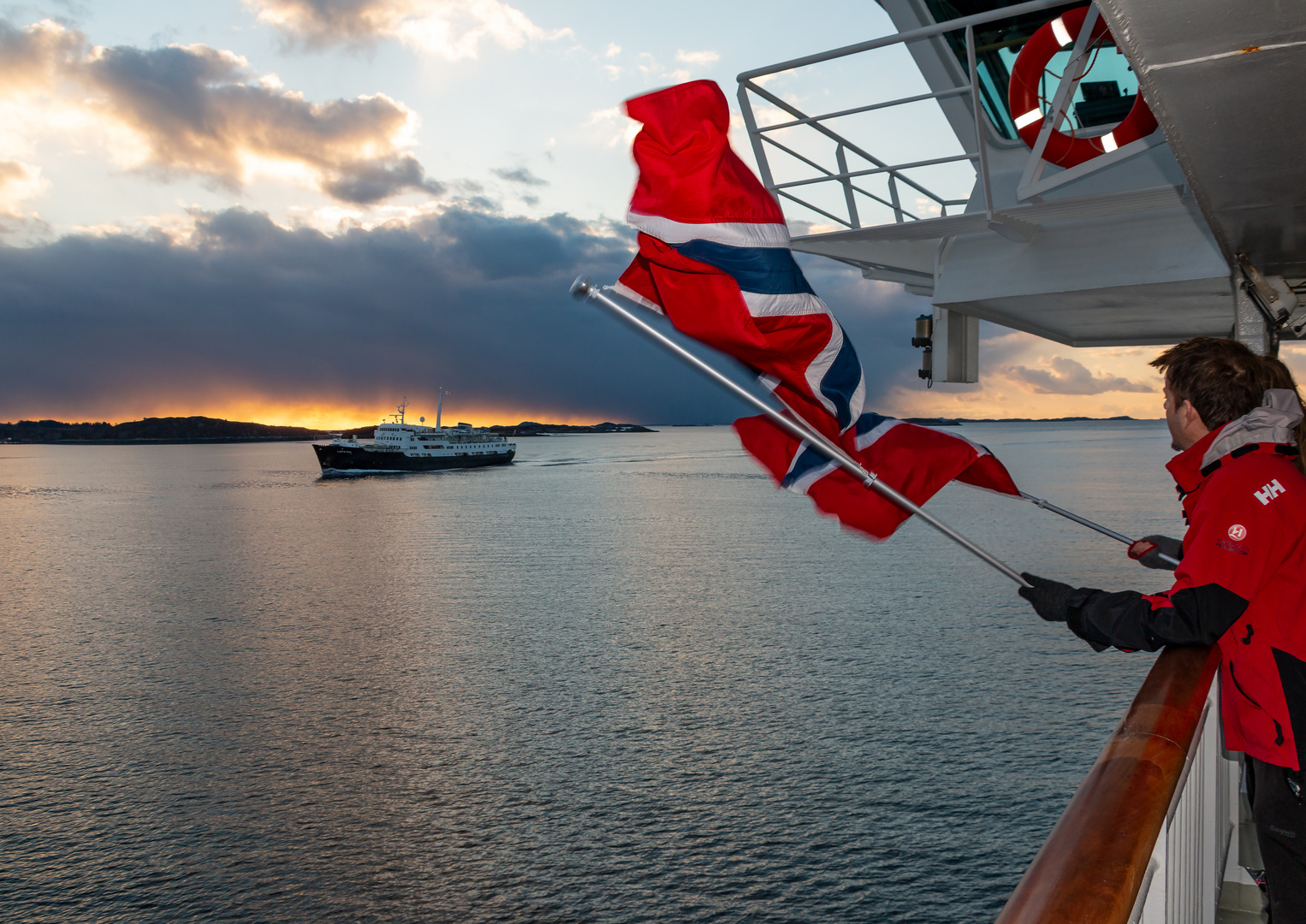 Die alte Lady MS Lofoten