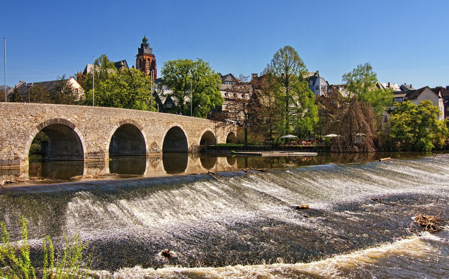 Die alte Lahnbrücke