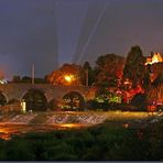 Die Alte Lahnbrücke und der Dom in Wetzlar...