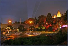 Die Alte Lahnbrücke und der Dom in Wetzlar...